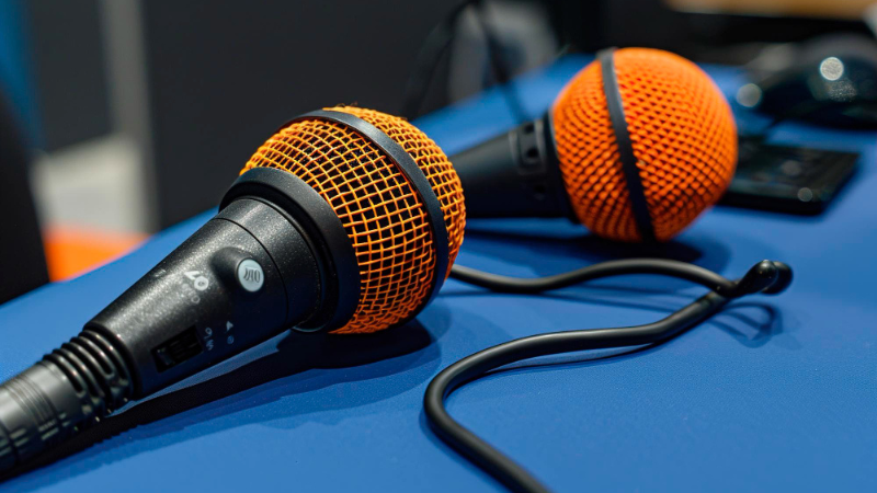 wireless microphone hire